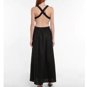 SIR the label Black Cross-Back Maxi Dress